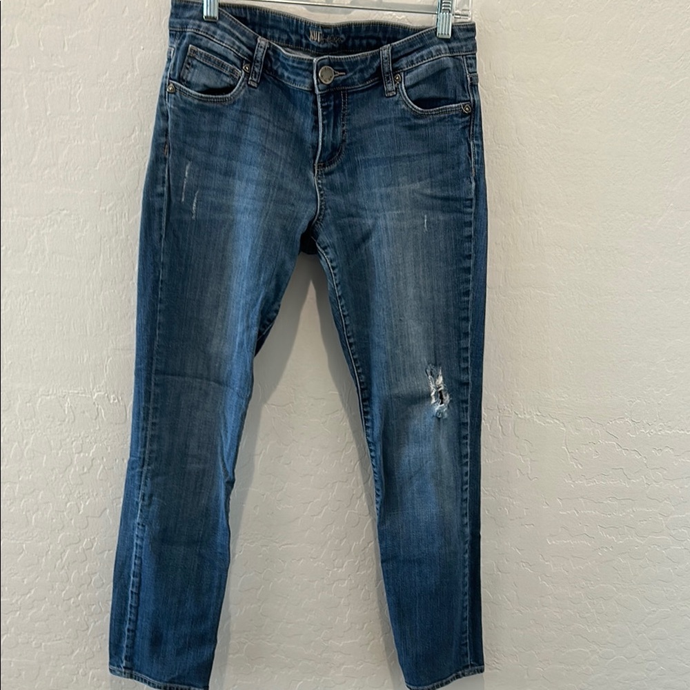 Kut from the Kloth Blue Ankle Cropped Jeans